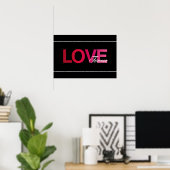 Love Forever Art Print (Thuiskantoor)