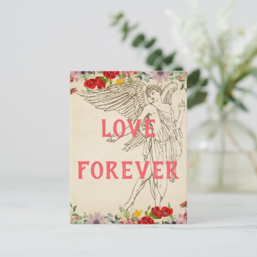 Love Forever Briefkaart (Staand voorkant)