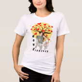 Love Forever Couple T-shirt | Romantische hartboom (Voorkant)