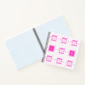 Love forever Customize it with your initials Notitieboek (Binnen)