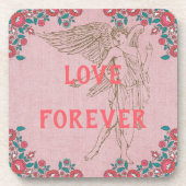 Love Forever Drank Coaster Bier Onderzetter (Voorkant)