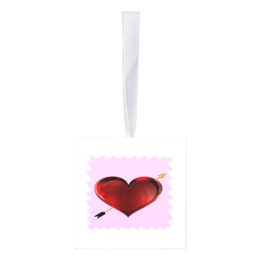 Love Forever Stamp Cube Ornament (Rechts)