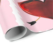 Love Forever Stamp Wrapping Paper Cadeaupapier (Rol Hoek)