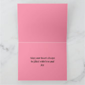 Love Forever - Valentijnsdag Typografie Pattern Kaart (Binnen)