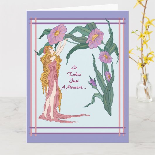 Love Forever Wenskaart Kaart (Gele Bloem)