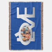 LOVE Foto Gooi Deken (Voorkant Verticaal)