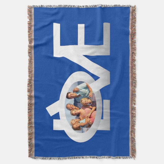 LOVE Foto Gooi Deken (Voorkant Verticaal)