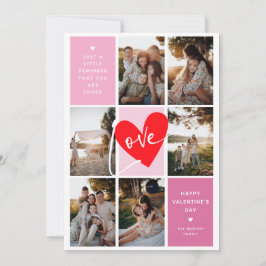 Love Foto Raster Valentijnsdag  Feestdagenkaart