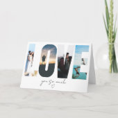 LOVE Fotocollage Wenskaart Bedankkaart (Voorkant)