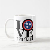 LOVE Franklin Tennessee 11oz Koffiemok (Links)