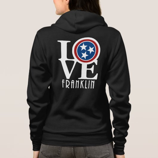 LOVE Franklin Tennessee Hoodie (Achterkant)
