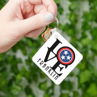 LOVE Franklin Tennessee Sleutelhanger
