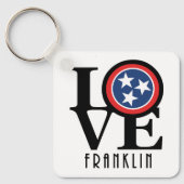 LOVE Franklin Tennessee Sleutelhanger (Voorkant)