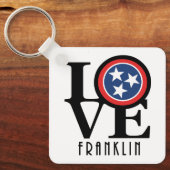 LOVE Franklin Tennessee Sleutelhanger (Voorkant)