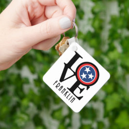 LOVE Franklin Tennessee Sleutelhanger