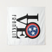 LOVE Franklin Tennessee Wandkleed (Voorkant (horizontaal))