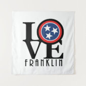 LOVE Franklin Tennessee Wandkleed (Voorkant)