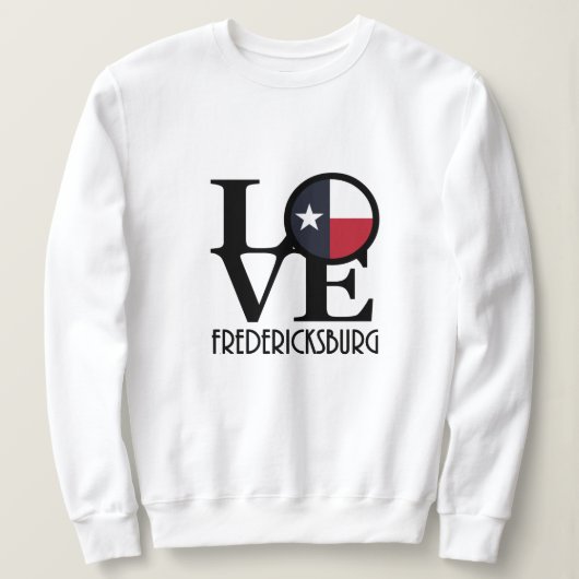 LOVE Fredericksburg Texas Trui (Design voorkant)