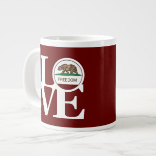 LOVE Freedom 20oz Mok Red