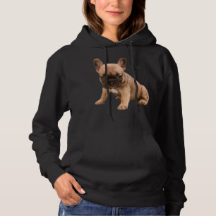 Love French Bulldog Frenchie mama Dad Dog Puppy Pe Hoodie