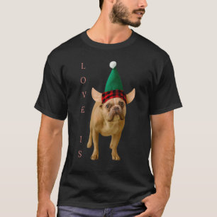 Love French Bulldog Frenchie mama Dad Dog Puppy Pe T-shirt