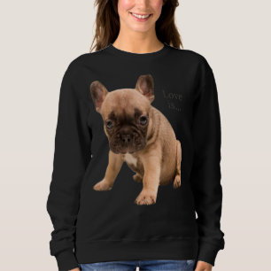 Love French Bulldog Frenchie mama Dad Dog Puppy Pe Trui