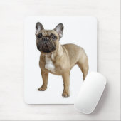 Love French Bulldog Puppy Dog Mousepad Muismat (Met muis)