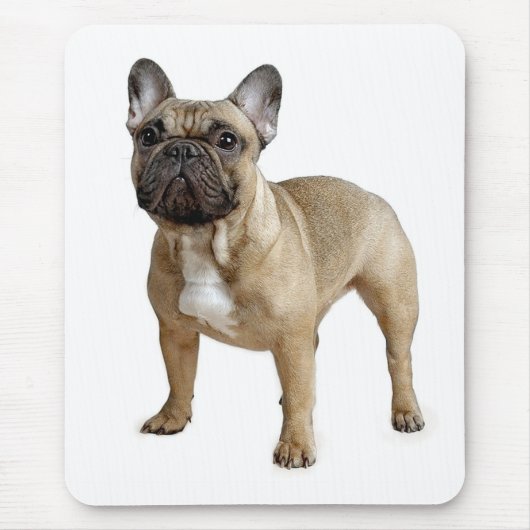 Love French Bulldog Puppy Dog Mousepad Muismat (Voorkant)