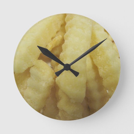 Love French Fries Ronde Klok (Voorkant)