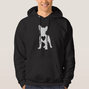 Love Frenchie Dogs Heart French Bulldog Dog Owner Hoodie