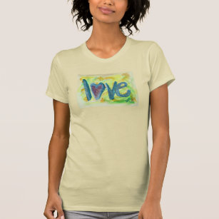 Love Fresh Spring Inspirerend Word Art Shirten T-shirt