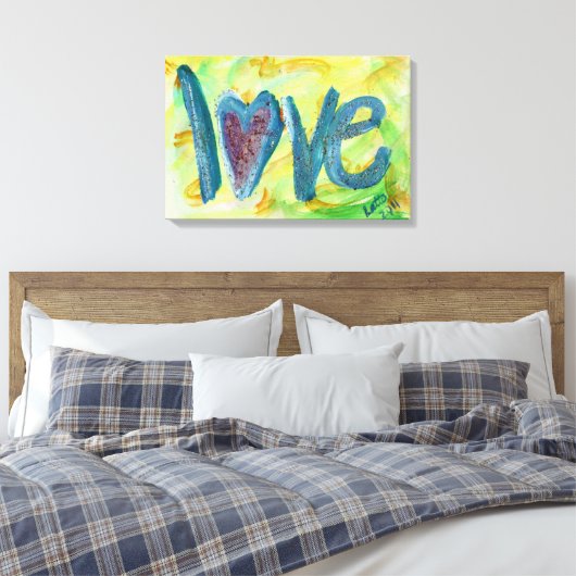 Love Fresh Spring Painvas Print (Insitu (Slaapkamer))