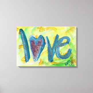Love Fresh Spring Painvas Print
