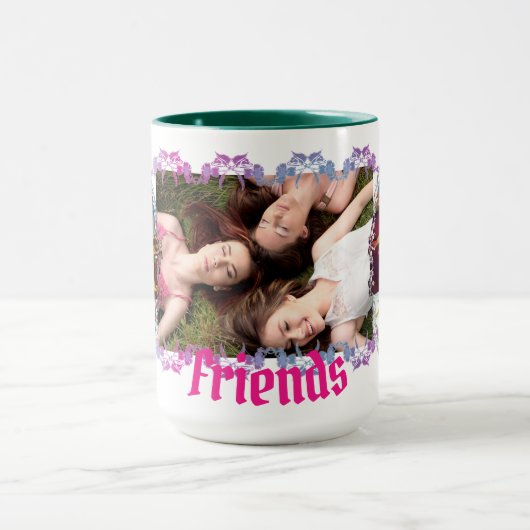 Love & Friends Flowers PM0001 Mok (Midden)