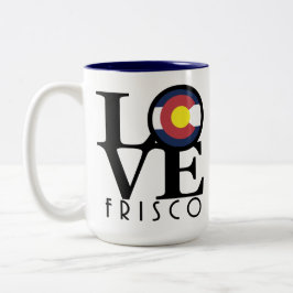 LOVE Frisco Colorado 15oz Tweekleurige Koffiemok