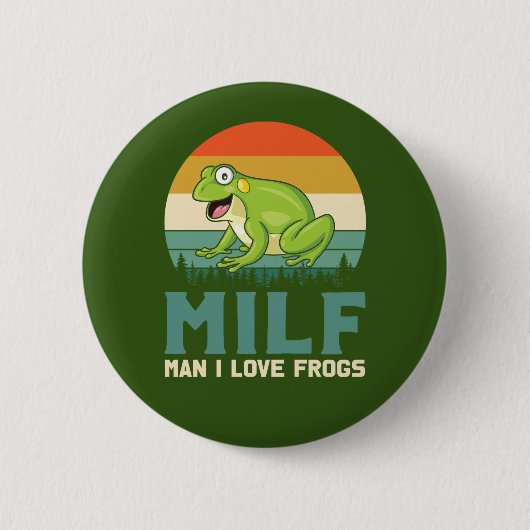 Love Frogs Button (Voorkant)