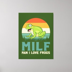 Love Frogs Canvas Print