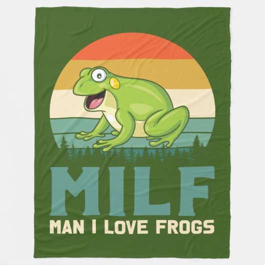 Love Frogs Fleece Blanket (Voorkant)