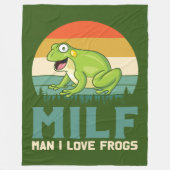 Love Frogs Fleece Blanket Deken (Voorkant)
