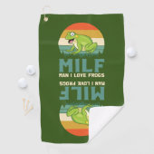 Love Frogs Golf Towel Golfhanddoek (Insitu)