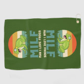 Love Frogs Golf Towel Golfhanddoek (Horizontaal)