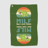 Love Frogs Golf Towel Golfhanddoek (Voorkant)