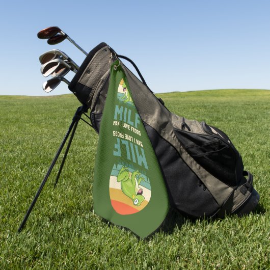 Love Frogs Golf Towel Golfhanddoek (Groen)