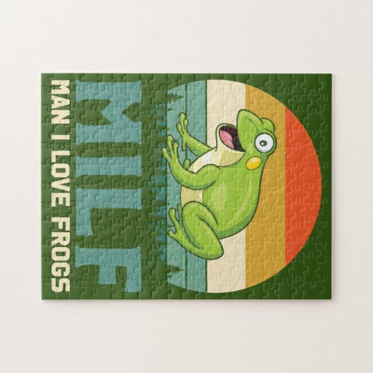 Love Frogs Jigzaag Puzzle Legpuzzel (Horizontaal)