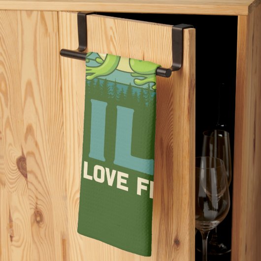 Love Frogs Kitchen Towel Theedoek (Derde Gevouwen)