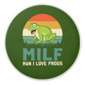 Love Frogs Knob Keramische Knop (Voorkant)