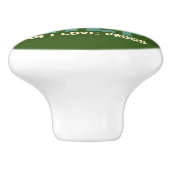 Love Frogs Knob Keramische Knop (Zijkant)