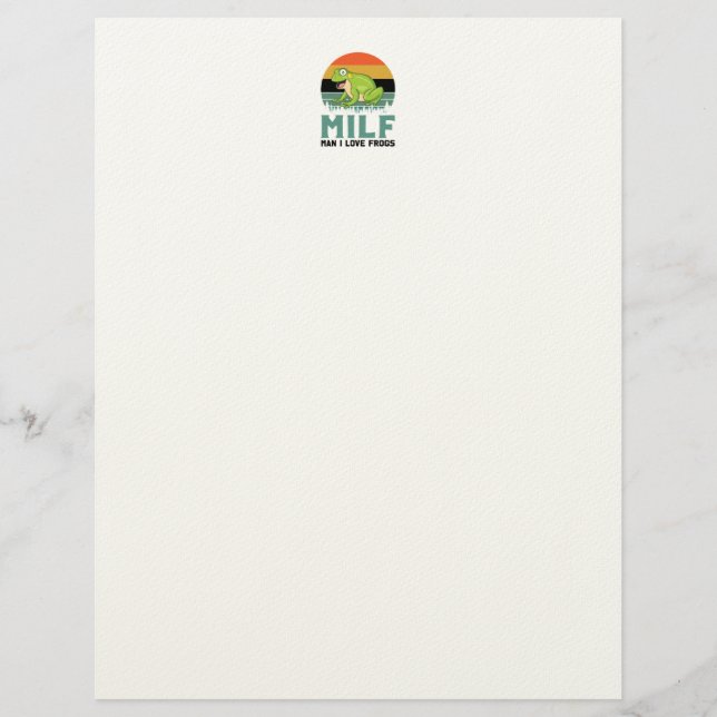 Love Frogs Letterhead Briefhoofd (Voorkant)