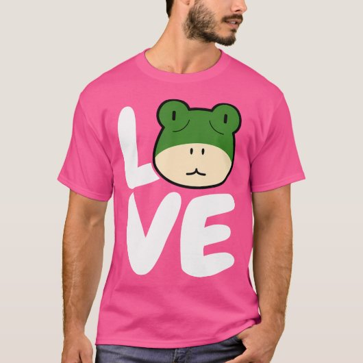 Love Frogs Lover Cool Frog T-shirt (Voorkant)