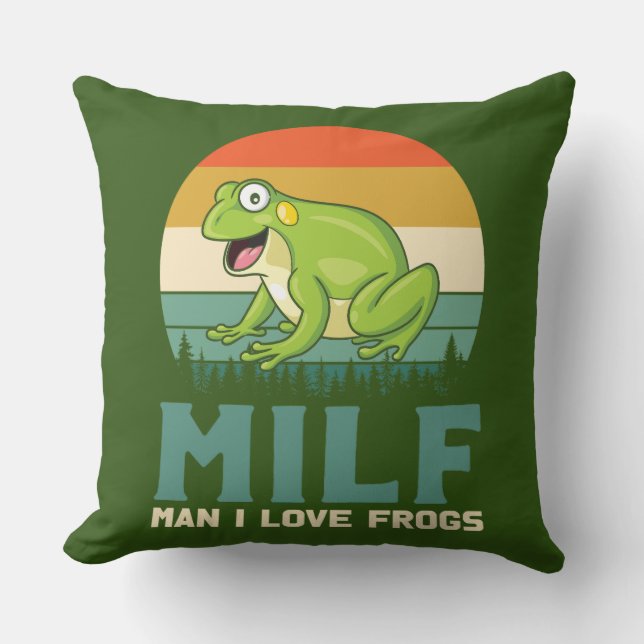 Love Frogs Pillow Kussen (Voorkant)